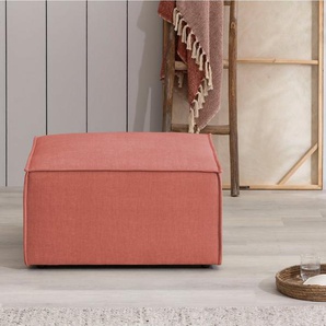 Home affaire Hocker SHERWOOD, Hocker quadratisch, ideale Ergänzung zum Loveseat Â»SHERWOODÂ«