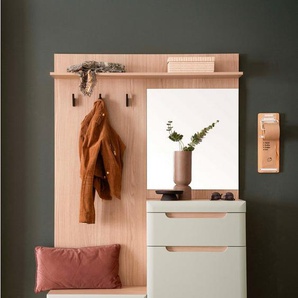 Home affaire Kompaktgarderobe Torge, Garderobe mit Stauraum, Garderobenschrank im Scandic Design in zwei Farben, viel Stauraum, 107 cm breit, für kleine Räume geeignet