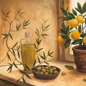 Home affaire Kunstdruck A. S.: Olive and lime, Arrangements, 99/69 cm