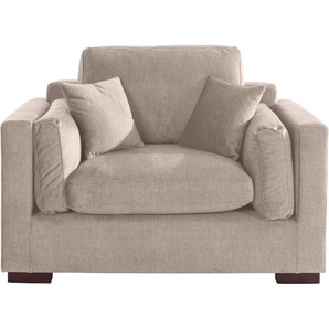 Home affaire Loveseat Fresh Pond Sessel, weicher Sitzkomfort, incl. Zierkissen, B/T/H: 140/96/95 cm