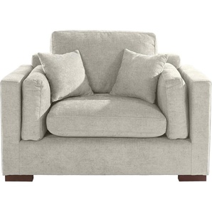 Home affaire Loveseat Fresh Pond Sessel, weicher Sitzkomfort, incl. Zierkissen, B/T/H: 140/96/95 cm