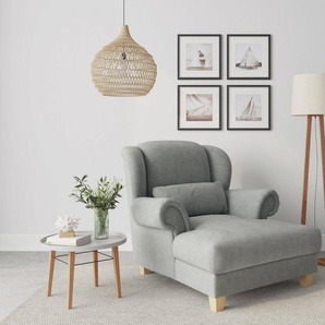 Home affaire Loveseat Loveseat Queenie (1-St), mit softem, weichem Sitzkomfort, zeitloses Design, inkl. Zierkissen