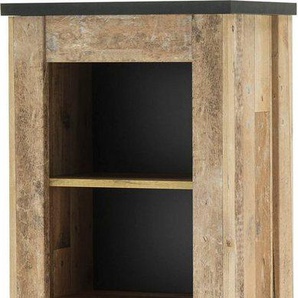 Home affaire Midischrank SHERWOOD in modernem Holz Dekor, mit Apothekergriffen aus Metall, Höhe 146 cm