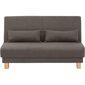 Home affaire Schlafsofa Gina, vom Sofa zum Bett mit einem Handgriff, in 4 Breiten, Nierenkissen