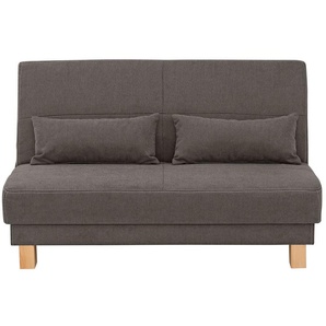 Home affaire Schlafsofa Gina, vom Sofa zum Bett mit einem Handgriff, in 4 Breiten, Nierenkissen