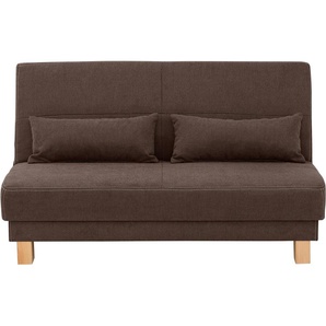 Home affaire Schlafsofa Gina, vom Sofa zum Bett mit einem Handgriff, in 4 Breiten, Nierenkissen