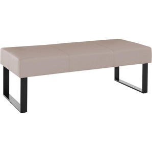 Home affaire Sitzbank Oliver, Breite 140cm, mit Metallgestell