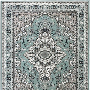 Home affaire Teppich Oriental, rechteckig, Höhe: 7 mm, Orient-Optik, mit Bordüre, Teppich, Kurzflor, Weich, Pflegeleicht