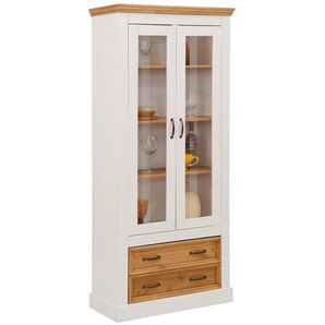 Home affaire Vitrine Selma Höhe 180 cm, mit schöner Holzmaserung