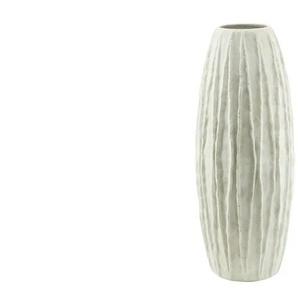 HOME STORY Deko Bodenvase - weiß - Steingut - 70 cm - [27.5] | Möbel Kraft