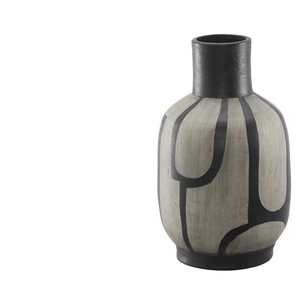 HOME STORY Deko Vase - schwarz - Terracotta - 37,46 cm - [21.59] | Möbel Kraft