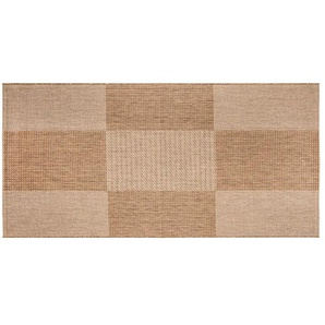 HOME STORY In- & Outdoor Teppich - braun - Synthetische Fasern - 67 cm | Möbel Kraft