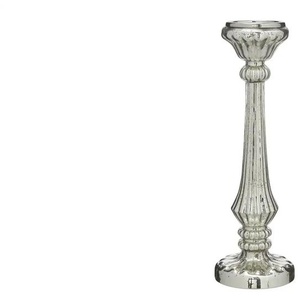 HOME STORY Kerzenständer - silber - Glas, Eisen - 53 cm - [16.5] | Möbel Kraft