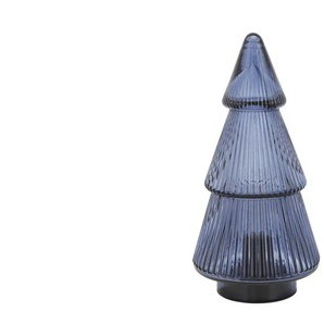 HOME STORY LED Glastannenbaum - blau - Materialmix - 23 cm - [11.0] | Möbel Kraft