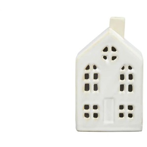 HOME STORY LED Haus - creme - Porzellan - 6,5 cm - 13 cm | Möbel Kraft