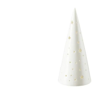 HOME STORY LED Tannenbaum - weiß - Porzellan - 19 cm - [8.3] | Möbel Kraft