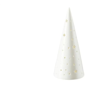 HOME STORY LED Tannenbaum - weiß - Porzellan - 22,1 cm - [9.0] | Möbel Kraft