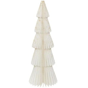 HOME STORY Papiertannenbaum - creme - Papier - 40 cm - [10.0] | Möbel Kraft