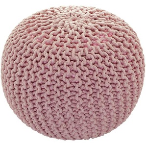 como Strickpouf ¦ rosa/pink ¦ Maße (cm): H: 38  Ø: 50