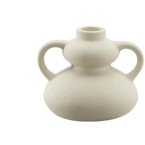 HOME STORY Vase - creme - Steinzeug - 9,5 cm - [11.5] | Möbel Kraft