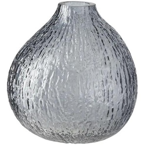 HOME STORY Vase - grau - Glas - 17,5 cm - [17.0] | Möbel Kraft