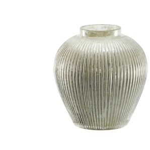 HOME STORY Vase - silber - Glas - 18,5 cm - [17.5] | Möbel Kraft