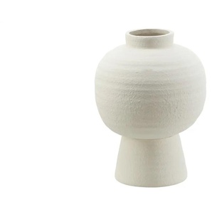 HOME STORY Vase - weiß - Terracotta - 33 cm - [25.0] | Möbel Kraft