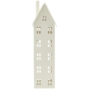 HOME STORY Windlicht Haus - creme - Eisen - 10 cm - 34 cm | Möbel Kraft