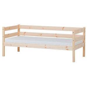 Hoppekids Einzelbett ECO Comfort Kinderbett, Kiefer Massivholz, Jugendbett inkl. Rollrost, 70x160 cm, wahlweise in verschieden Farben/ Matratze/ Absturzsicherung