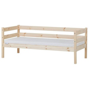 Hoppekids Einzelbett ECO Comfort Kinderbett, Kiefer Massivholz, Jugendbett inkl. Rollrost, 70x160 cm, wahlweise in verschieden Farben/ Matratze/ Absturzsicherung