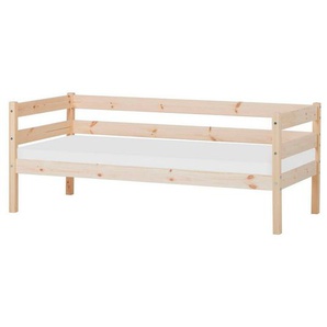 Hoppekids Einzelbett ECO Comfort Kinderbett, Kiefer Massivholz, Jugendbett inkl. Rollrost, 70x160 cm, wahlweise in verschieden Farben/ Matratze/ Absturzsicherung