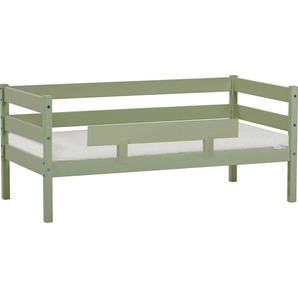 Hoppekids Einzelbett ECO Comfort Kinderbett, Kiefer Massivholz, Jugendbett inkl. Rollrost, 70x160 cm, wahlweise in verschieden Farben/ Matratze/ Absturzsicherung