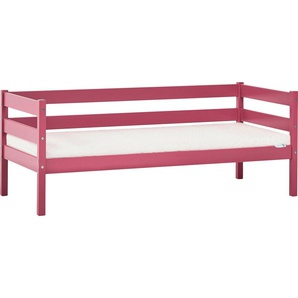 Hoppekids Einzelbett ECO Comfort Kinderbett, Kiefer Massivholz, Jugendbett inkl. Rollrost, 70x160 cm, wahlweise in verschieden Farben/ Matratze/ Absturzsicherung