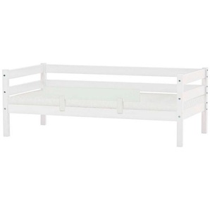 Hoppekids Einzelbett ECO Comfort Kinderbett, Kiefer Massivholz, Jugendbett inkl. Rollrost, 70x160 cm, wahlweise in verschieden Farben/ Matratze/ Absturzsicherung