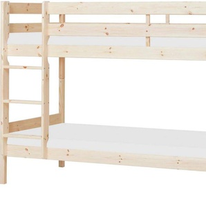 Hoppekids Etagenbett ECO Comfort Kinderbett 90x200 oder 70x160 aus Massivholz in 4 Farben, TÜV, FSC und Nordisches Umweltzeichen – wahlweise mit Matratzen