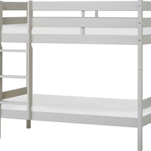 Hoppekids Etagenbett ECO Comfort Kinderbett 90x200 oder 70x160 aus Massivholz in 4 Farben, TÜV, FSC und Nordisches Umweltzeichen – wahlweise mit Matratzen