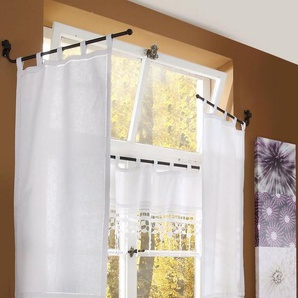 HOSSNER - ART OF HOME DECO Querbehang Großglockner, Schlaufen (1 St), halbtransparent, HxB: 50x125