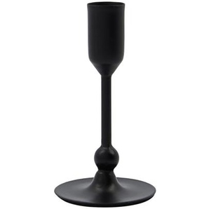 House Doctor Folk Kerzenständer - schwarze antike - Höhe: 12 cm - Ø 6,5 cm