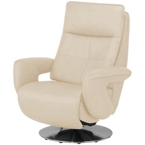 Hukla Relaxsessel mit Aufstehhilfe  Edvin XL ¦ beige ¦ Maße (cm): B: 92 H: 115 T: 88