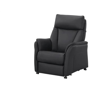 Hukla Relaxsessel   Pascal ¦ schwarz ¦ Maße (cm): B: 83 H: 105 T: 90