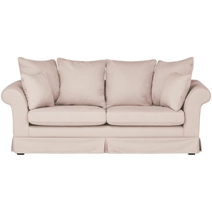 Hussensofa Webstoff Hampton ¦ rosa/pink ¦ Maße (cm): B: 214 H: 70 T: 92