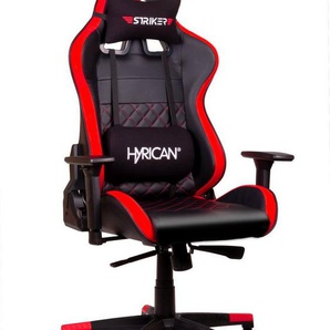 Hyrican Gaming-Stuhl Striker Code Red XL ergonomischer Gamingstuhl,Schreibtischstuhl