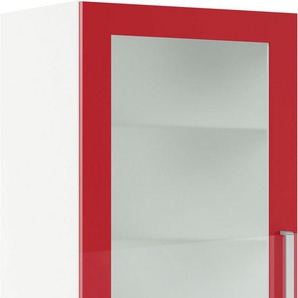 IMPULS KÜCHEN Glashängeschrank Turin, Breite/Höhe: 50 oder 60/72,3 cm vormontiert, mit Glasdrehtür, mit verstellbarem Glasfachboden