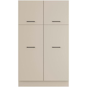 Impuls Wäscheschrank IP 1200, Hellgrau, Metall, 120x206.2x58 cm, Pefc, Goldenes M, Made in Germany, Badezimmer, Badezimmerschränke, Waschmaschinenschrank