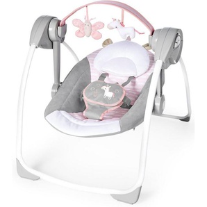 ingenuity Babyschaukel Comfort 2 Go, Flora Unicorn, tragbar