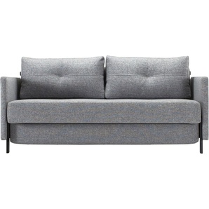 INNOVATION LIVING ™ Schlafsofa Cubed Klappsofa, hochwertige Schlaffunktion, Design und extra Komfort, Frontauszug, sehr platzsparend, abgewinkelt Sitzen, waagerecht liegen