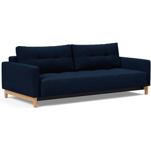 INNOVATION LIVING ™ Schlafsofa Pyxis 3-Sitzer mit extrabreiter Bettfunktion, Skandi-Design, Multifunktionssofa, extrabequem durch Taschenfederkern, Dauerschläfer