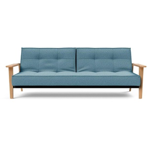 INNOVATION LIVING ™ Schlafsofa Splitback Frej, Dauerschlafsofa, bequem mit Federkernunterfederung, mit stabilen Armlehnen, in skandinavischem Design