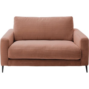 INOSIGN 1,5-Sitzer Downtown B/T/H: 152/105/84 cm, weicher Sitzkomfort, Cord, gemütliches Loungemöbel zum Relaxen