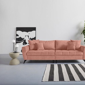 INOSIGN Big-Sofa Lörby, auch mit Aqua clean-Bezug, feine Steppung im Sitzbereich, lose Kissen